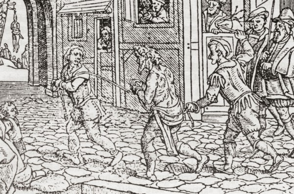 In 16th century England professional card sharks with marked packs and loaded dice took advantage of simple people.