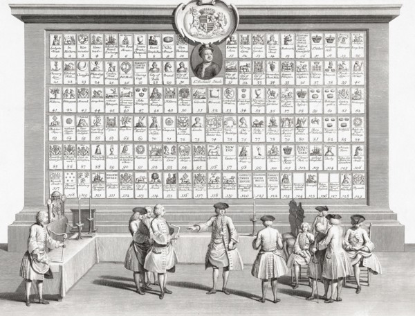 The English masonic lodges in London and provincial areas.