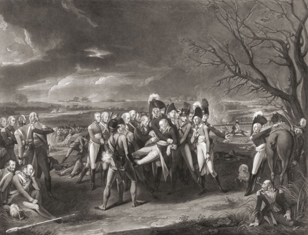 The death of General Georg Wilhelm Baron von dem Bussche-Haddenhausen.