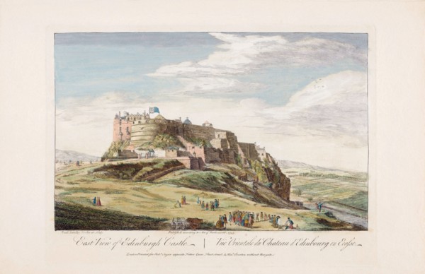 East view of the city of Edinburgh.