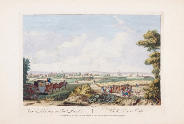 View of Leith from the east road.