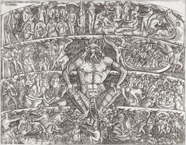 A medieval vision of Hell.