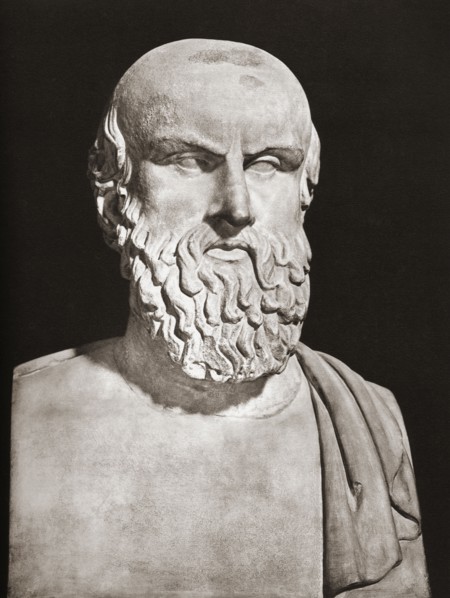 Bust of Aeschylus.