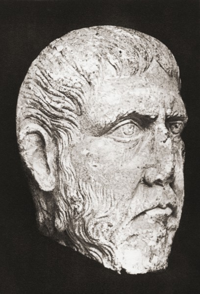 Bust of Plutarch, aka Lucius Mestrius Plutarchus.