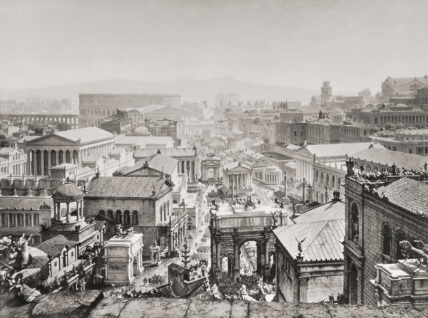 The Roman Forum.
