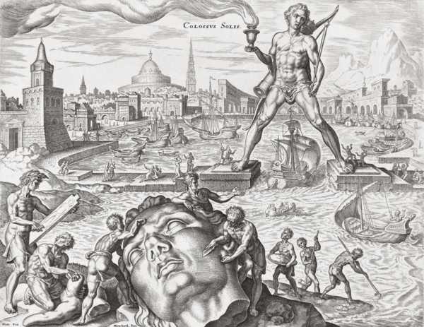 The Colossus of Rhodes.