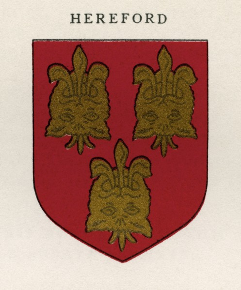 Coat of arms of the Diocese of Hereford.