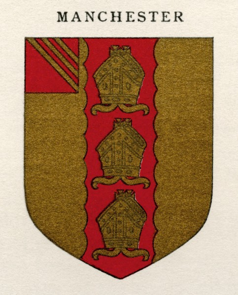 Coat of arms of the Diocese of Manchester.