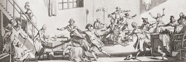 The assassination of Louis-Michel le Peletier.