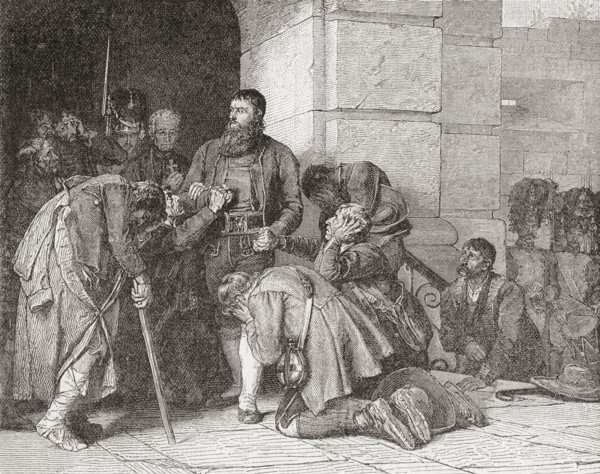 Andreas Hofer just before his execution.