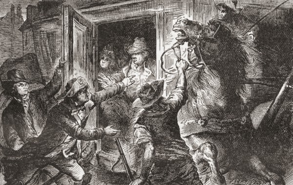 The detention of Louis XVI at Varennes.