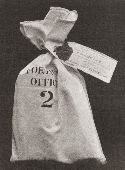 A Foreign Office Dispatch bag.