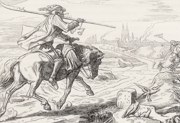 Death on Horseback from Alfred Rethel's La Danse Macabre.