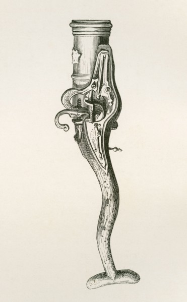 Early 17th century hand mortar.