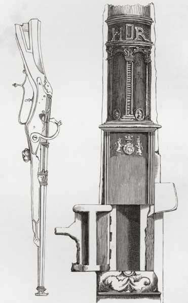 A breech loading Harquebus.