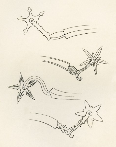 Various spurs.