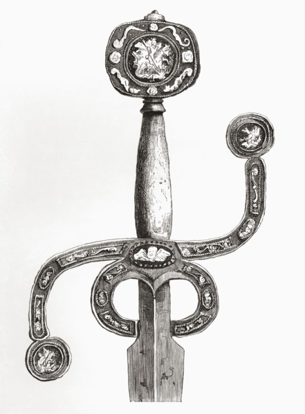 English sword.