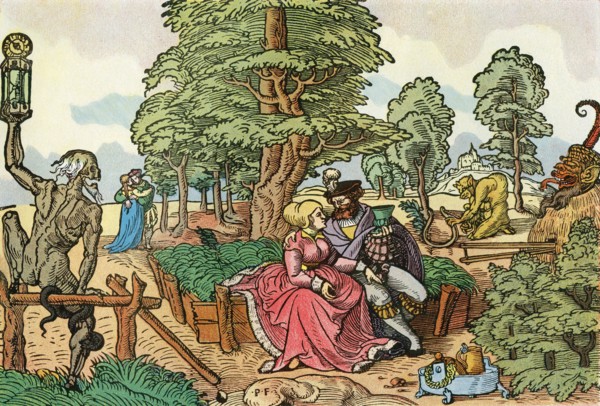 After A 16th Century Woodcut By Peter Flotner.