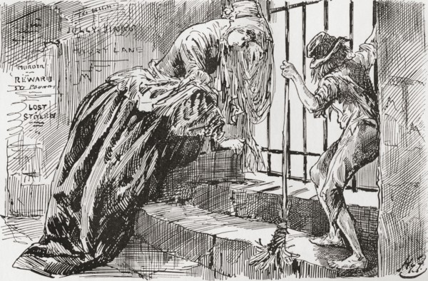 Lady Dedlock and Jo. He was put there.