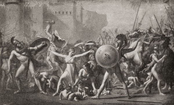 The Intervention of the Sabine Women.