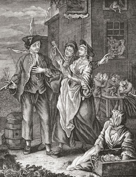 The Return of the sailor. Prostitutes and bustle in the maritime ports.