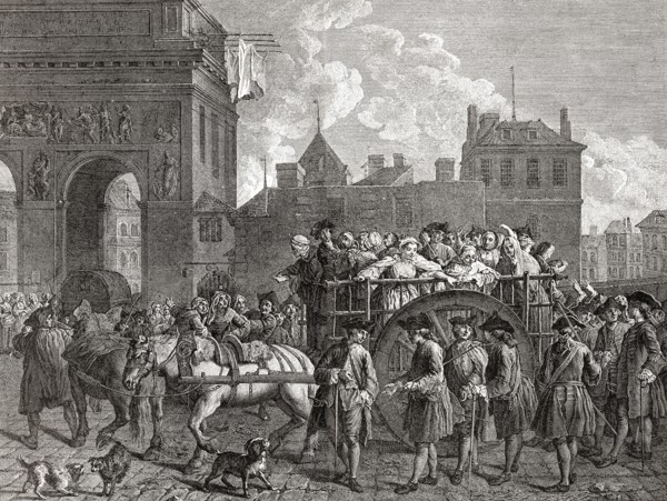 Transportation Of Arrested Prostitutes To The Hospital.
