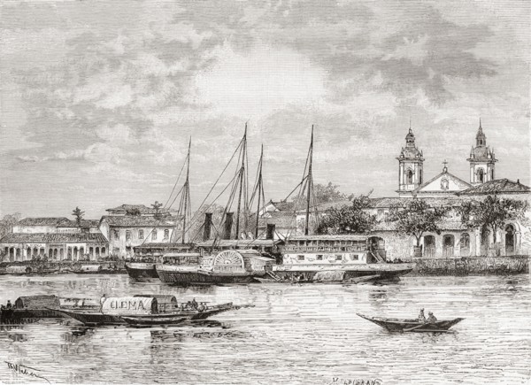 The port of Manaus.