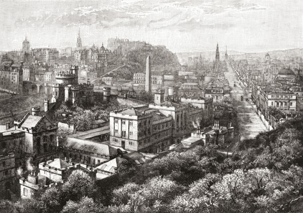 View of Edinburgh.