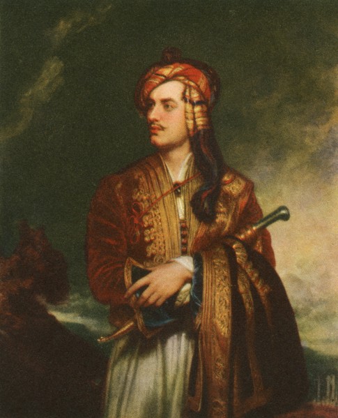 Lord Byron In Albanian Dress.