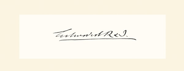 Signature Of Edward VII.
