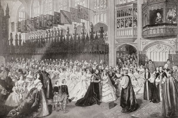 The Royal Wedding between Albert Edward.