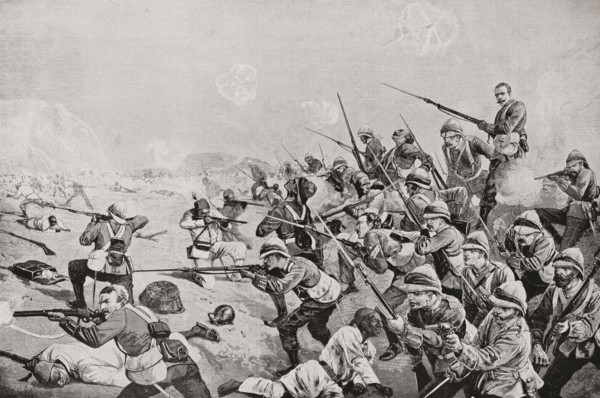 The Battle of Tel el-Kebir or el-Tal el-Kebir.