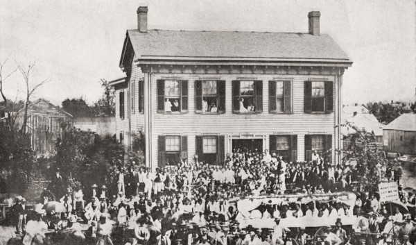 The home of Abraham Lincoln in Springfield.