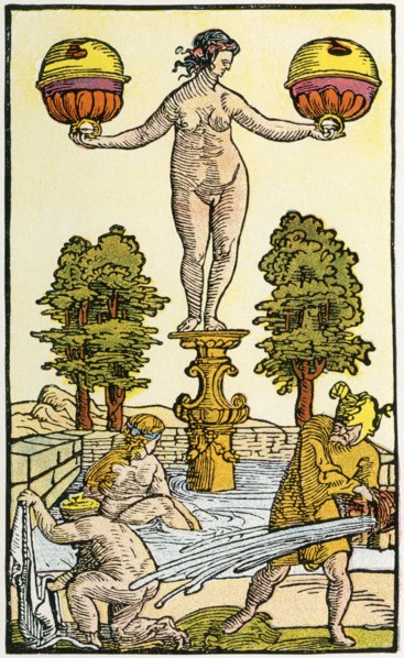 16th century German playing card.