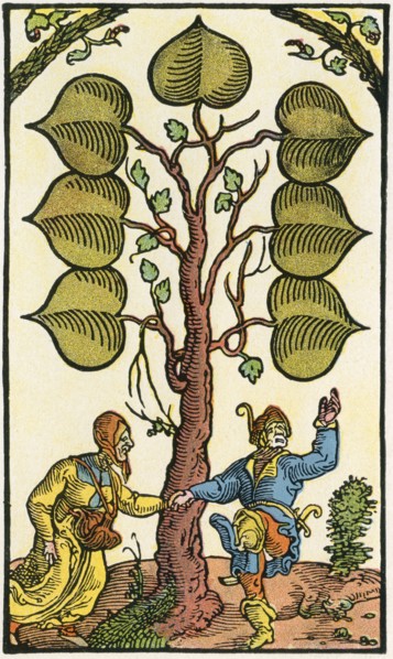16th century German playing card.