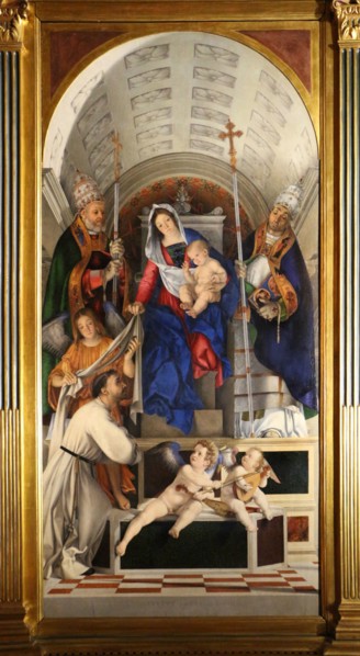 Vierge à l’Enfant avec des saints