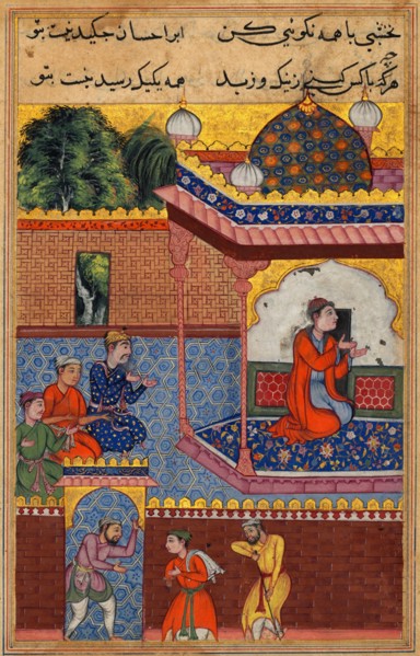 Illustration du Touti-Nameh