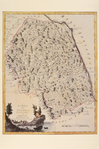 Carte géographique du 18e siècle