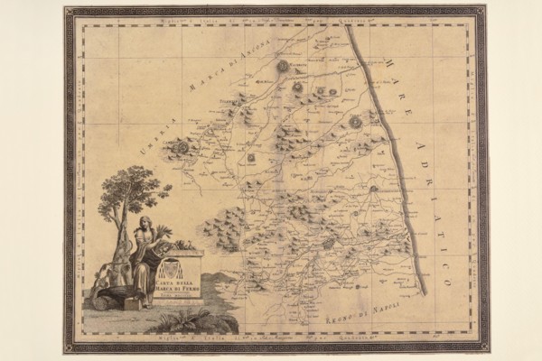 Carte géographique du 19e siècle