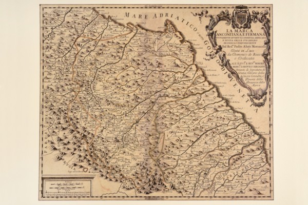 Carte géographique du 17e siècle