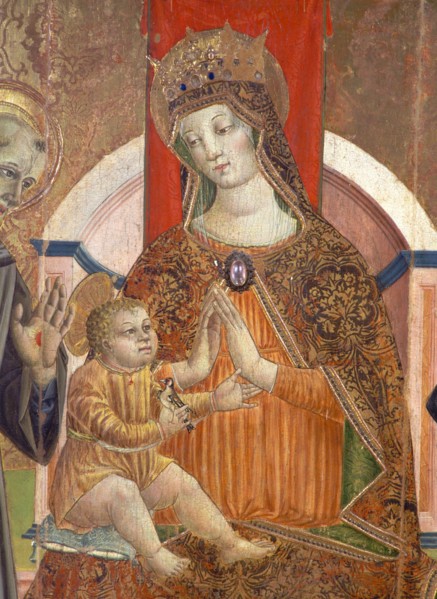 Stefano Folchetti, Madonna and Child Enthroned with Saints, 1498