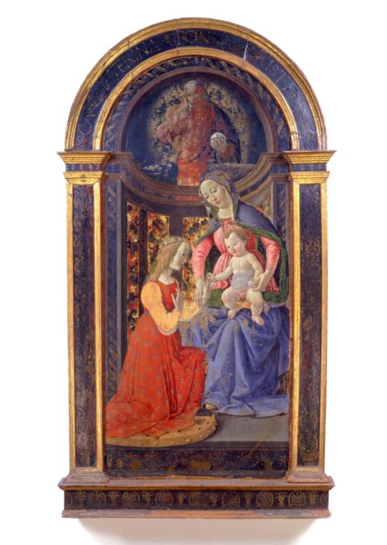 Ridolfo del Ghirlandaio, Mystical Marriage of Saint Catherine of Alexandria, oil on panel, around 1480