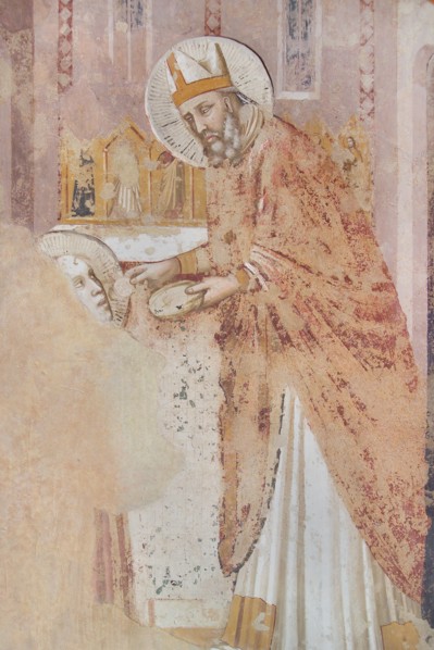 Fresco in the Church of Sant'Agostino, Fabriano