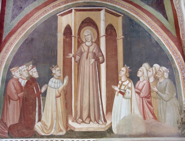 Fresco in the Church of Sant'Agostino, Fabriano