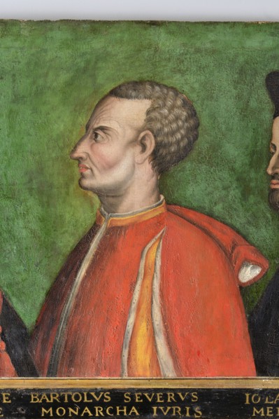 Tuscan School of the 16th century, Portrait of the Illustrious Men of Sassoferrato, the jurist Bartolo da Sassoferrato.