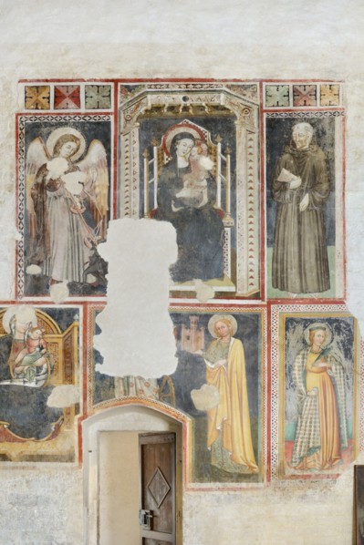 Fresco from the church of Santa Maria in Valle di Nera
