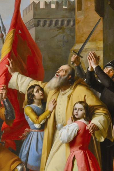 Francesco Podesti, The Gioramento degli Anconetani, oil on canvas, 1844-1847