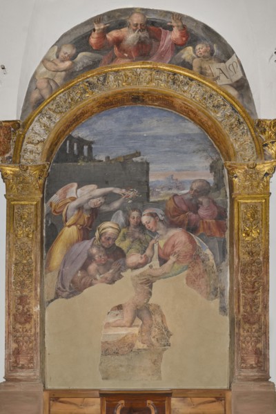 Fresco in the Corpus Domini Oratory in Urbania