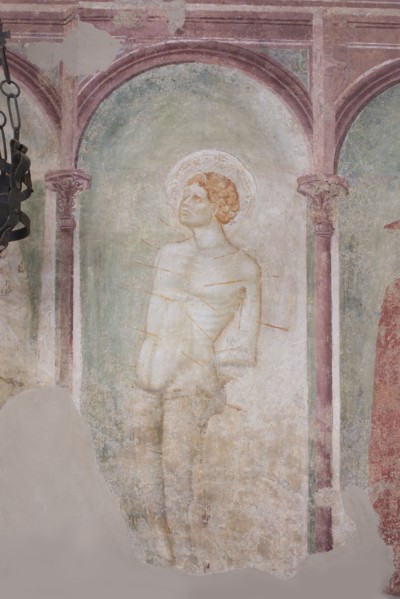 Fresco of the church of Santa Maria della Misericordia in Falconara Marittima