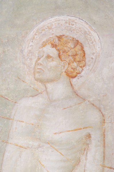 Fresco of the church of Santa Maria della Misericordia in Falconara Marittima
